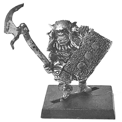Samurai orc naginata shield - naginata,