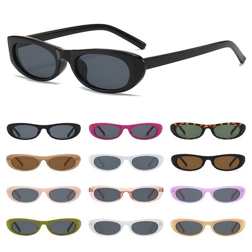 Trendy retro narrow oval - retro,