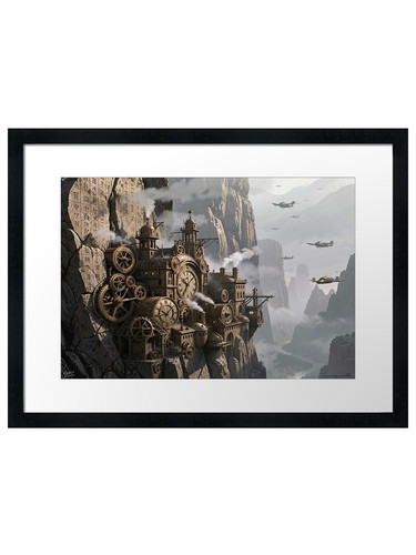 Steampunk clockwork city a - clockwork, in