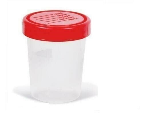 Plastic pots for sperm - plastic,