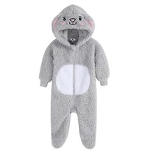 NEW Bunny Rabbit Hooded Faux