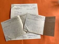 U.S. International Harvester Company of America  1906 3 page Receipt R39985