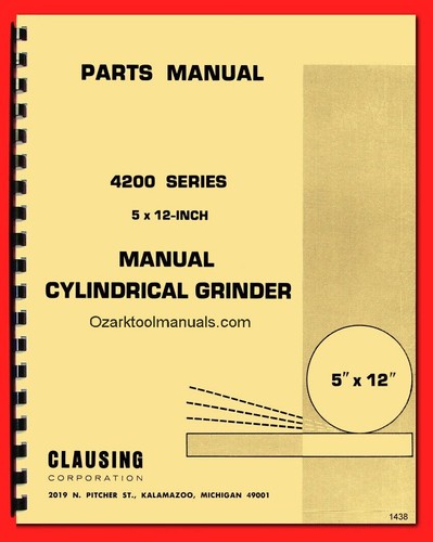 Clausing 12 manual - 5", 12"