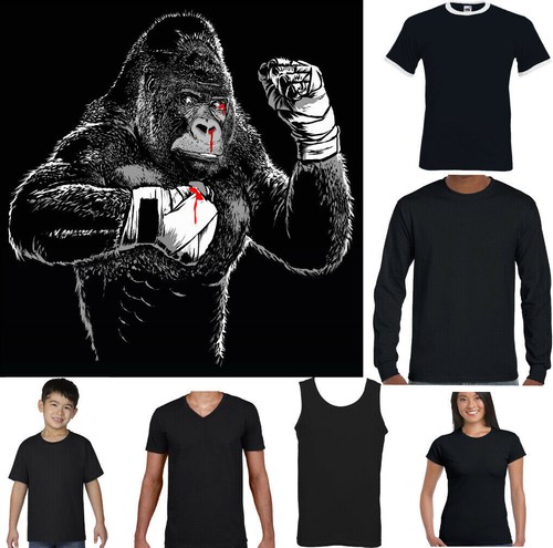 Boxing shirt mens gorilla - boxing, t-shirt
