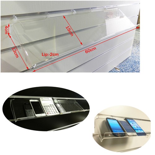 Acrylic angled slatwall - acrylic,