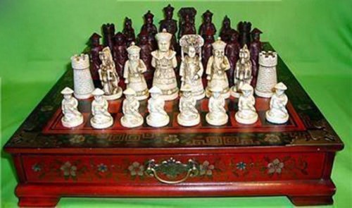 Classic famous pieces chess - famous,