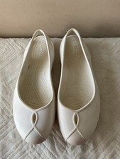 CROCS ladies cream slingback
