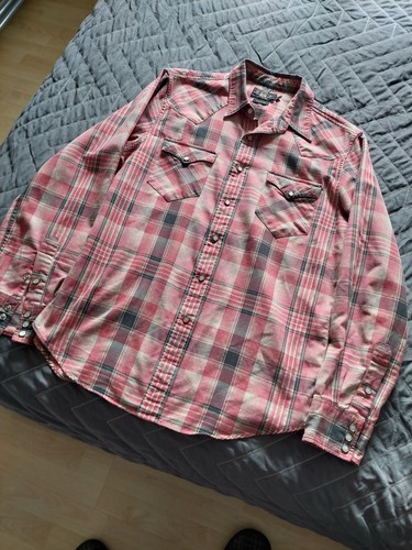 Rrl red check - check, western