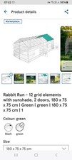 Metal run chicken rabbit - chicken,