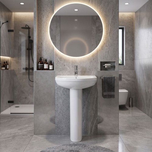 Bathroom 500mm ceramic wash - 500mm,