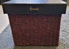 Harrods Brown Wicker Basket