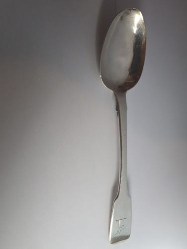 Hallmarked silver fiddle - silver,