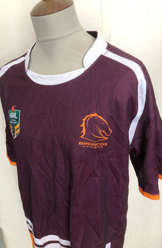 Nrl broncos rugby league shirt - broncos,