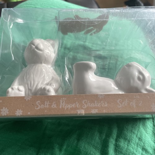 Salt pepper set animal theme - salt,