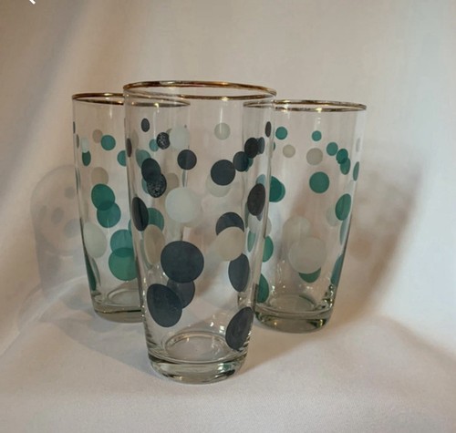 Three vintage libbey highball - libbey,