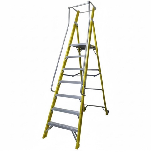 Clow ladder with - ladder, handrails