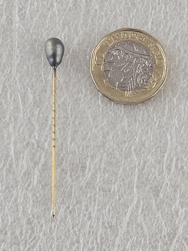 Victorian pearl stick pin gold - victorian,