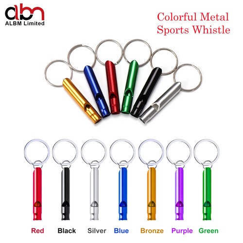 Colourful metal sports - metal, whistle