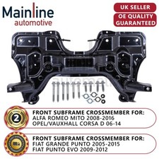 Front Subframe Crossmember Subframe for Fiat Punto Evo 09-12 +FITTING KIT