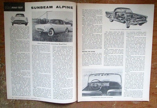 1959 sunbeam alpine original - sunbeam,