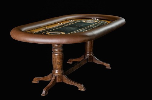 Custom made poker table - table, 10