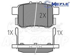 Meyle Brake Pad Set, Front