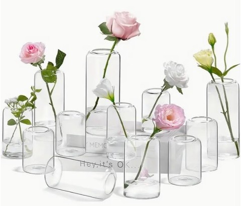 Small flower vase set 24pcs - flower,