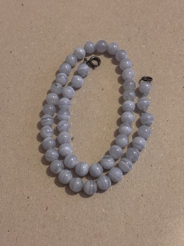 925 clasp blue lace agate - 925,
