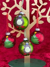 4 x  Christmas Tree Baubles