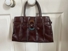 Fiorelli Handbag Grab Bag Red-Brown Burgundy Faux Leather