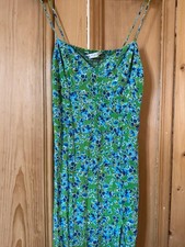Zara 100% Viscose Green Floral