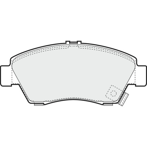 Brake pads set - pads, honda