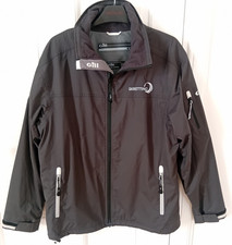 Gill Men's Crew Jacket size S dark grey (Graphite) 1 dot waterproof 1041