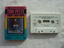 Tom Petty I Won't Back Down 2 track cassette single cassingle