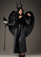 Womens Deluxe Maleficent Style