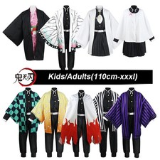 Halloween Demon Slayer Kimetsu no Yaiba Anime Costume Outfit Wigs Cosplay Party