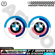 2x BMW ANNIVERSARY Vinyl Decal