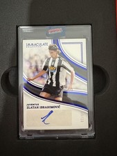 Zlatan Ibrahimovic Juventus Panini Immaculate Collection Numbered Auto 09/10