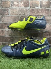 Nike Total 90 Shoot III SG 385441-470 Football Boots Men's Size UK 11 Grey Neon