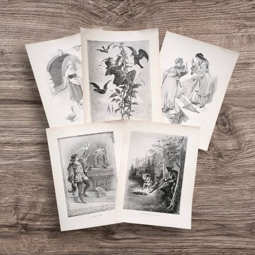 Set antique fairytales book - set,