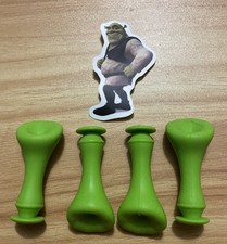 Shrek Ears Croc Charms ~ 2”