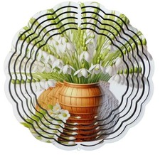 Snowdrop Metal Wind Spinner