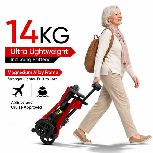 Folding mobility scooter - folding,
