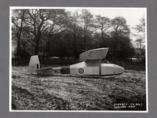 SLINGSBY PREFECT GLIDER LARGE VINTAGE ORIGINAL MINISTRY OF SUPPLY PHOTO 2