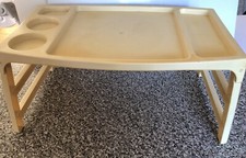 VINTAGE TV BED OR LAP TRAY FOLD AWAY LEGS FOR STORING ITEM SEE PHOTOS 