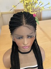 Cornrow Braided, Wig Full Lace Wig.