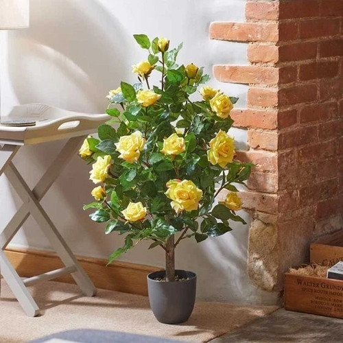 Artificial rose potted - potted, plant