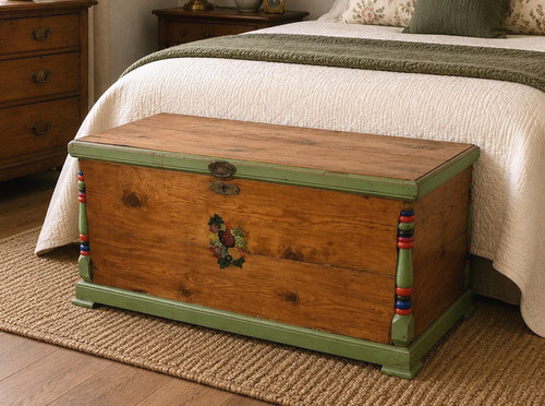 Antique scandinavian painted - antique,