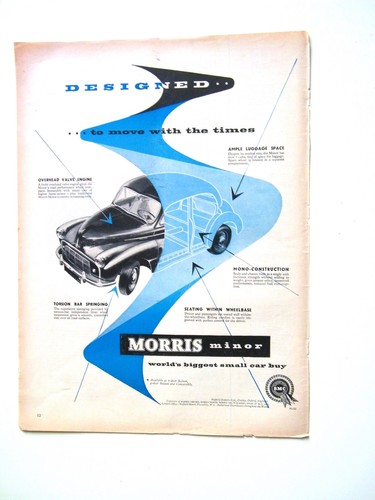 Morris minor print ads - minor,