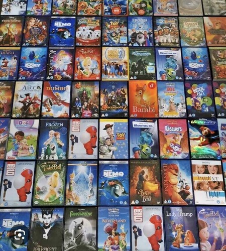 Disney x50 dvds joblot mystery - dvds,